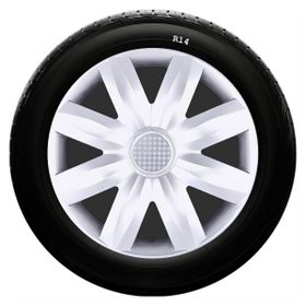 Skoda SKS-SJS 221 14 İnç 4 Adet Kırılmaz Jant Kapağı