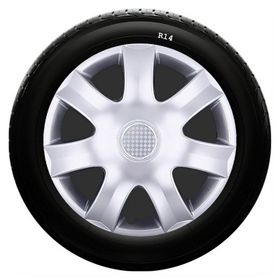 Skoda SKS-SJS 223 14 İnç 4 Adet Kırılmaz Jant Kapağı