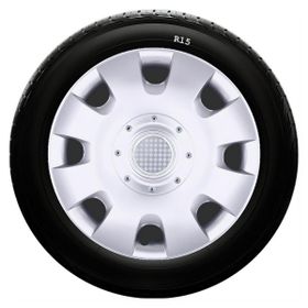 Skoda SKS-SJS 304 15 İnç 4 Adet Kırılmaz Jant Kapağı