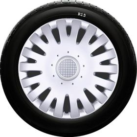 Skoda SKS-SJS 306 15 İnç 4 Adet Kırılmaz Jant Kapağı