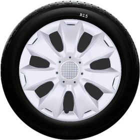 Skoda SKS-SJS 335 15 İnç 4 Adet Kırılmaz Jant Kapağı
