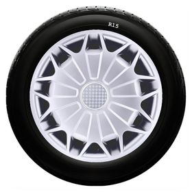 Skoda SKS-SJS 338 15 İnç 4 Adet Kırılmaz Jant Kapağı