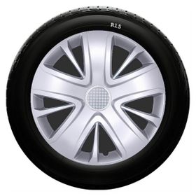 Skoda SKS-SJS 341 15 İnç 4 Adet Kırılmaz Jant Kapağı