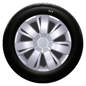 Skoda SKS-SJS 411 16 İnç 4 Adet Kırılmaz Jant Kapağı