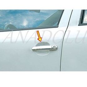 Skoda Superb 2002 2009 Paslanmaz Çelik 4 Kapı Krom Kapı Kolu