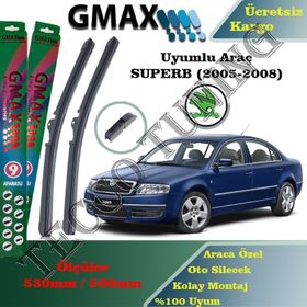 Skoda Superb 2005-2008 Silecek Takımı