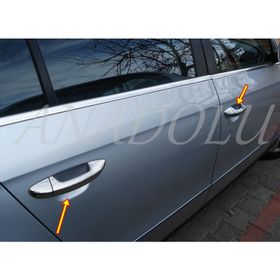 Skoda Superb 2009 2012 Paslanmaz Çelik 4 Kapı Krom Kapı Kolu