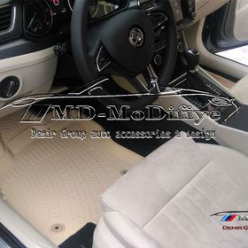 Skoda SuperB 2017 Model 3D Havuzlu Paspas