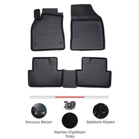 Skoda Yeti 2009 Profesyonel Siyah Paspas