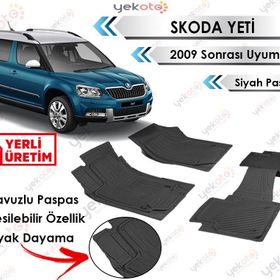 Skoda Yeti 2009 Siyah Safir Paspas