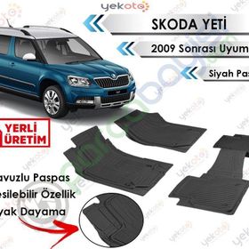 Skoda Yeti 2009 Siyah Safir Paspas