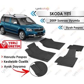 Skoda Yeti 2009 Siyah Safir Paspas
