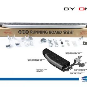 Skoda Yeti 2010 ve Sonrası Blackline Alüminyum Yan Basamak