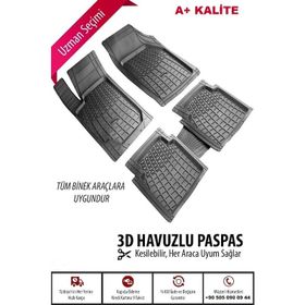 Skoda Yeti 3D Havuzlu Universal Oto Paspas
