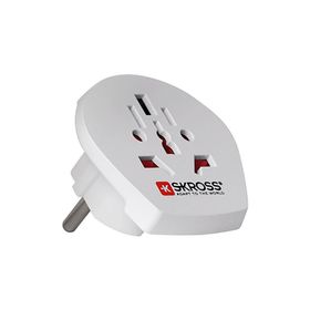 Skross World to Europe Beyaz Seyahat Adaptörü