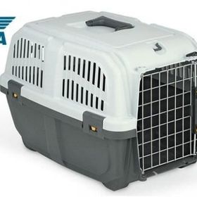 Skudo İata No:2 55 cm Kedi ve Köpek Plastik Taşıma Çantası