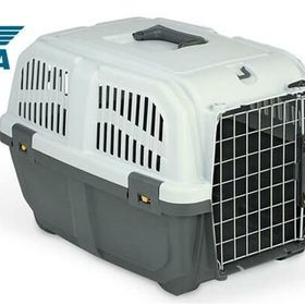 Skudo İata No:2 55 cm Kedi ve Köpek Plastik Taşıma Çantası