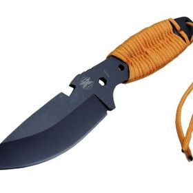 Skygo 0238TRN DPX Gear Assault 22.5 cm Turuncu Metal İpli Sap Kamp Bıçağı