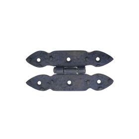 Skygo 117x57 mm Oksit Antika Tarz Dekoratif Pirinç Düğmeli Menteşe