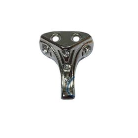 Skygo 2.5 cm Nikel Moda Taşlı Ahşap MDF Sunta Sandık Ayağı