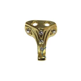 Skygo 2.5 cm Sarı Moda Taşlı Ahşap MDF Sunta Sandık Ayağı