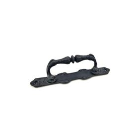 Skygo 225x37 mm Oksit Antika Tarz Dekoratif Pirinç Dar Yan Çekme Kapı Kolu