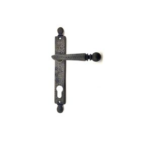 Skygo 245x34 mm Oksit Antika Tarz Dekoratif Pirinç Misket WC Banyo Kapı Kolu