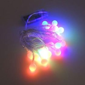 Skygo 3 m 20 Led Beyaz Pilli 2 Kademeli RGB Işık Top