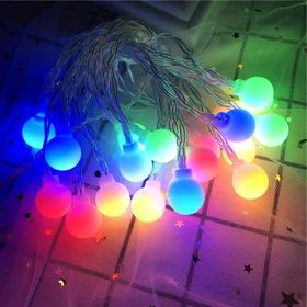 Skygo 3 m 20 Led Beyaz Pilli 2 Kademeli RGB Işık Top