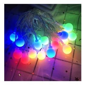 Skygo 3 m 20 Led Beyaz Pilli 2 Kademeli RGB Işık Top