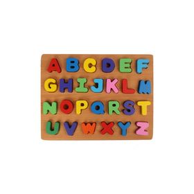 Skygo 3D Ahşap Harfler Eğitici Yapboz Puzzle