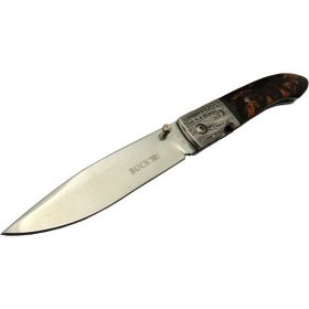 Skygo BK-011BK Buck Knives 23 cm Kahverengi Sedef Sap Kılıflı Kutulu Kamp Çakı