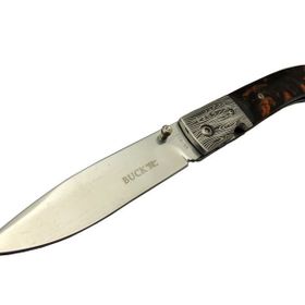 Skygo BK-011BK Buck Knives 23 cm Kahverengi Sedef Sap Kılıflı Kutulu Kamp Çakı