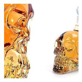 Skygo Crystal Head Kuru Kafa 350 ml Cam Şişe