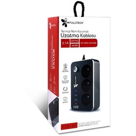 Skygo TGFTR02 3xUSB 2 mt Kablo Anahtarlı Akım Korumalı Priz