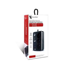Skygo TGFTR02 3xUSB 2 mt Kablo Anahtarlı Akım Korumalı Priz