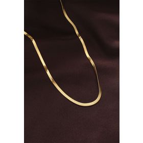 Skygo TJ-BKO6230 316L Çelik Altın Renk 60 cm İtalyan Zincir Kolye