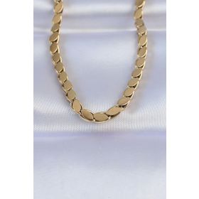 Skygo TJ-BKO8748 316L Çelik Gold Renk Arpa Model Kolye