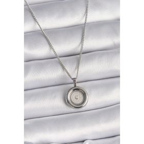 Skygo TJ-BKO9571 316L Çelik Gümüş Renk Zincir Gümüş Renk Altın Model Kadın Kolye