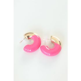 Skygo TJ-BKP8877 CCB Pembe Gold Çift Renk Küpe