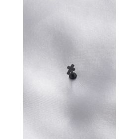 Skygo TJ-PR1151 316L Cerrahi Çelik Siyah Renk Tragus Piercing