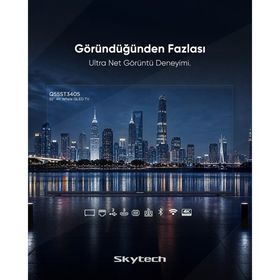 Skytech Q55ST3405 55 inç 139 Ekran 4K Ultra HD Android QLED TV