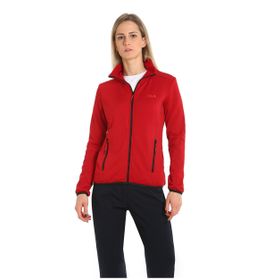 Slam A907001S00_ACT Kırmızı Dik Yaka Regular Fit Polar Kadın Sweatshirt
