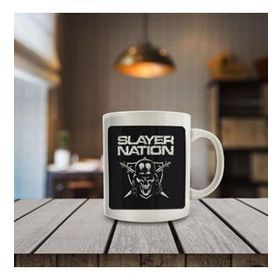Slayer Nation Skull Baskılı Kupa Bardak