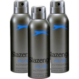Slazenger Active Sport 3x150 ml Mavi Erkek Deodorant
