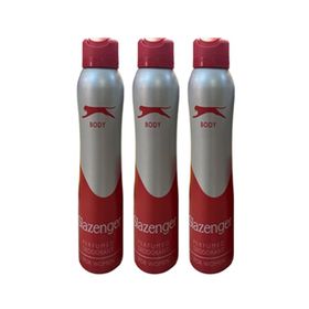 Slazenger Active Sport Kırmızı 3x150 ml Kadın Deodorant