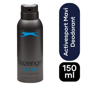 Slazenger Active Sport Mavi 150 ml Sprey Deodorant
