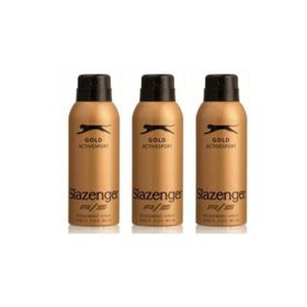 Slazenger Active Sport Mor 3'lü 125 ml Erkek Parfüm 150 ml Deodarant Set