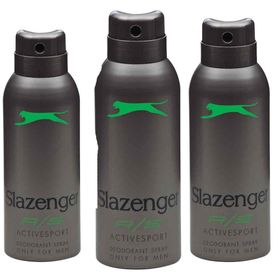 Slazenger Active Sport Yeşil 150 ml x 3 Adet Deodorant