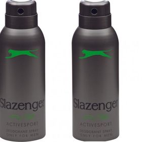 Slazenger Active Sport Yeşil 2x150 ml Erkek Deodorant